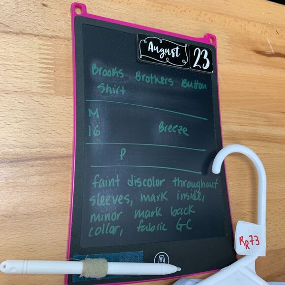 Brooks Brothers Dress Shirt Mens 16 Striped Cotton Regent Non Iron Cotton Button - Picture 15 of 16